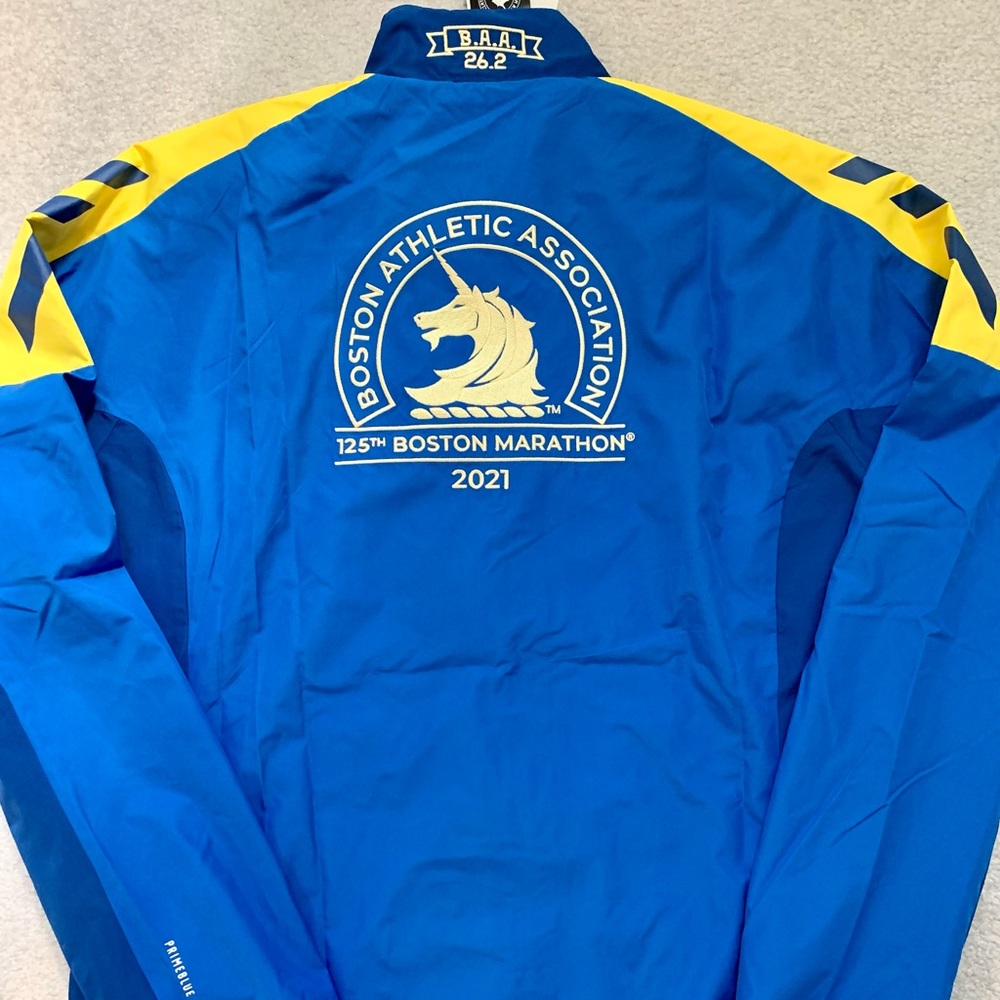 NEW Adidas 125th Boston Marathon Jacket 2021